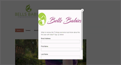 Desktop Screenshot of bellsbabies.com